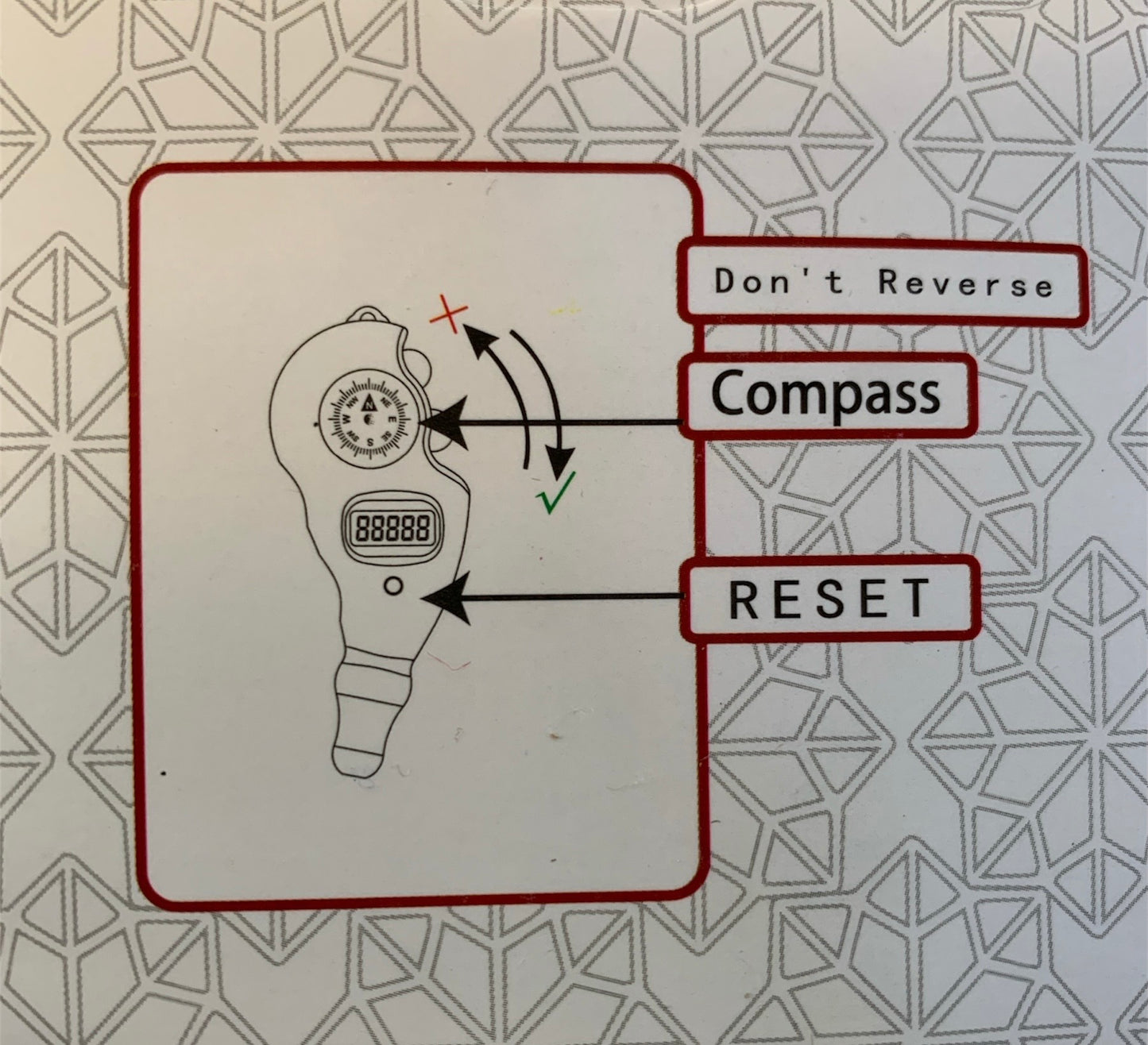 Digital Tasbih with Compass – Portable Islamic Prayer Beads Counter for Dhikr & Namaz