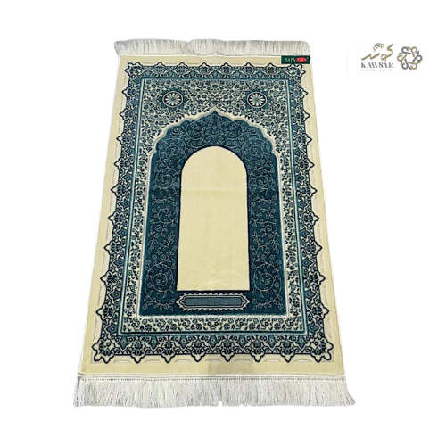  Prayer Mat 70x110 cm – Soft & Thick Acrylic Prayer Rug | White Background
