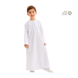 Ready-to-Wear Kids Emirati Kandora – Traditional Hand-Stitched Those / Dishdasha for Boys (Arab Dress)