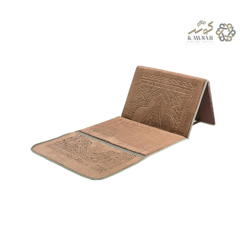 Prayer Rug with Back Support – Foldable Meditation Chair with Foam Cushion, Pocket & Carry Bag