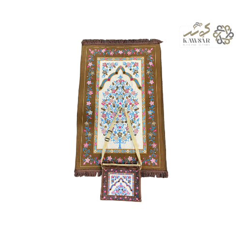 Prayer Mat 70x110 cm with Carry Bag – Lightweight & Portable Prayer Rug